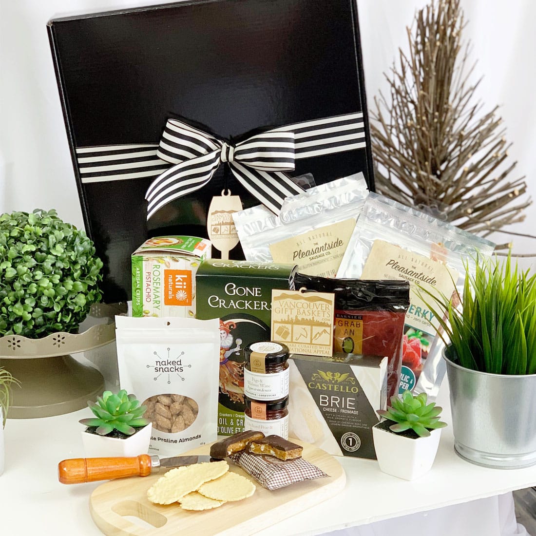 Charcuterie Meat & Cheese Gift Box