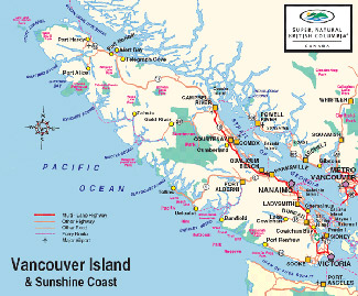 City Of Courtenay Maps Vancouver Island Map - Vancouver Island Cities