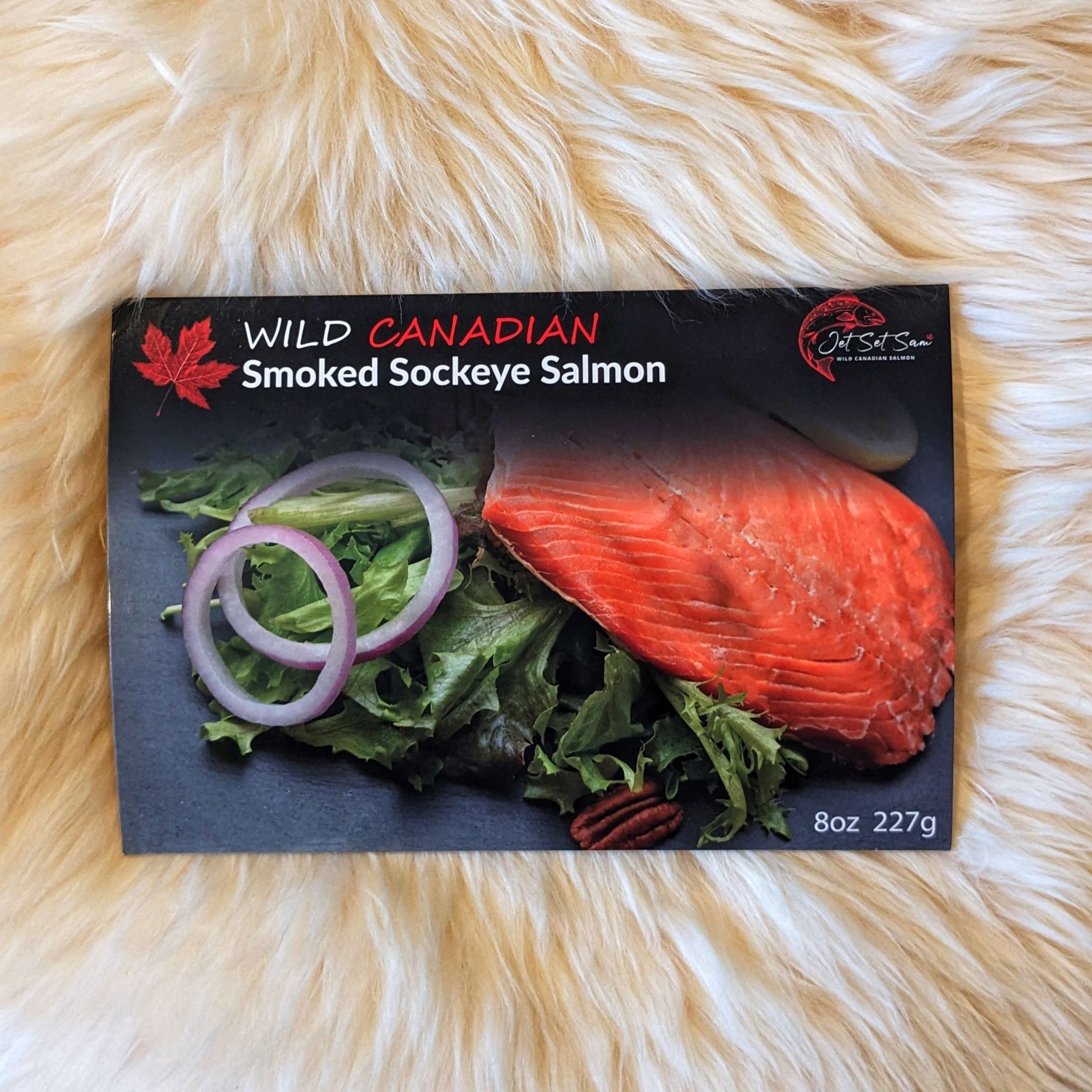 Wild Canadian Smoked Sockeye Salmon Smoked Salmon Vancouver Wild