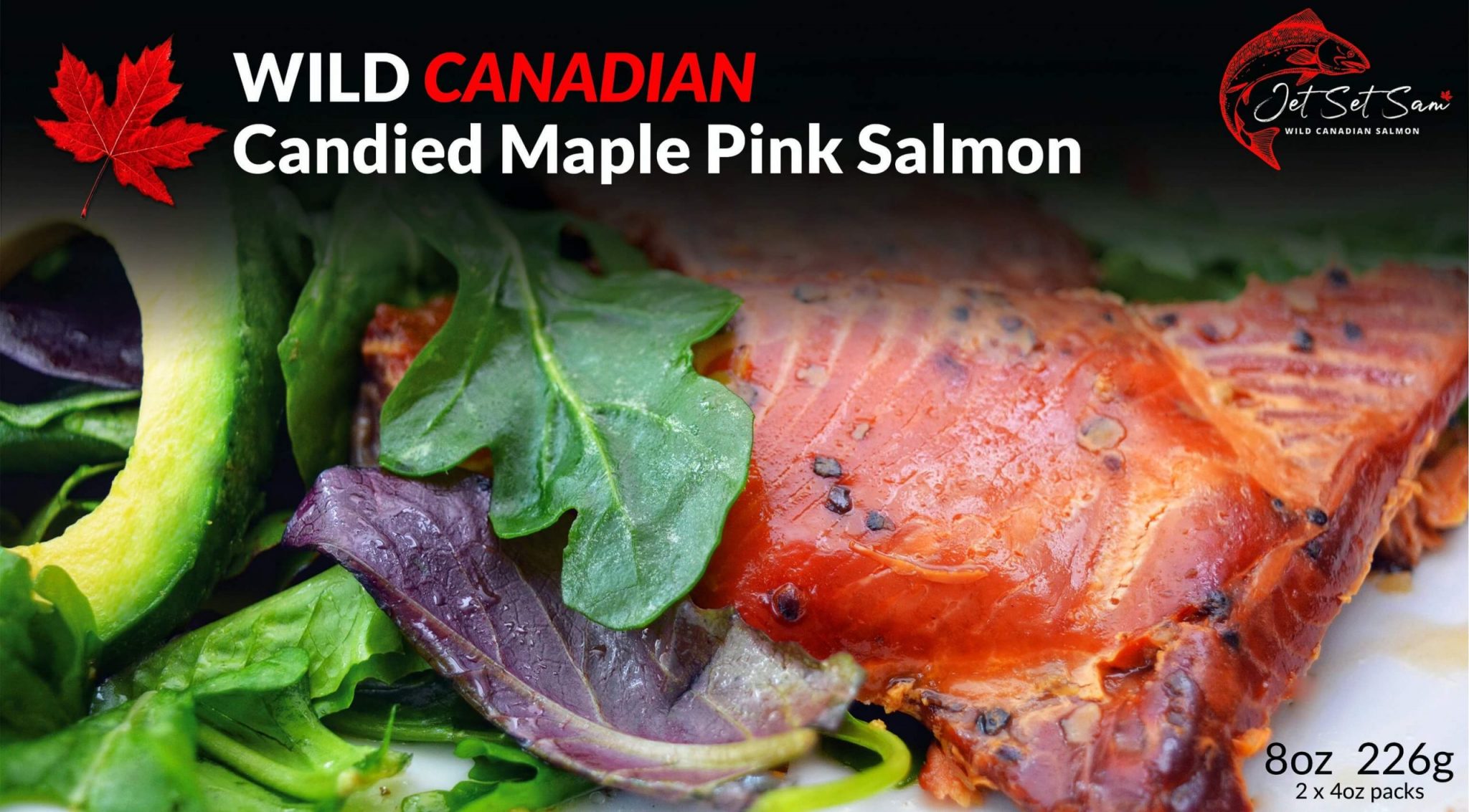 2 Pack Smoked Sockeye & Candied Pink Salmon Smoked Salmon Vancouver