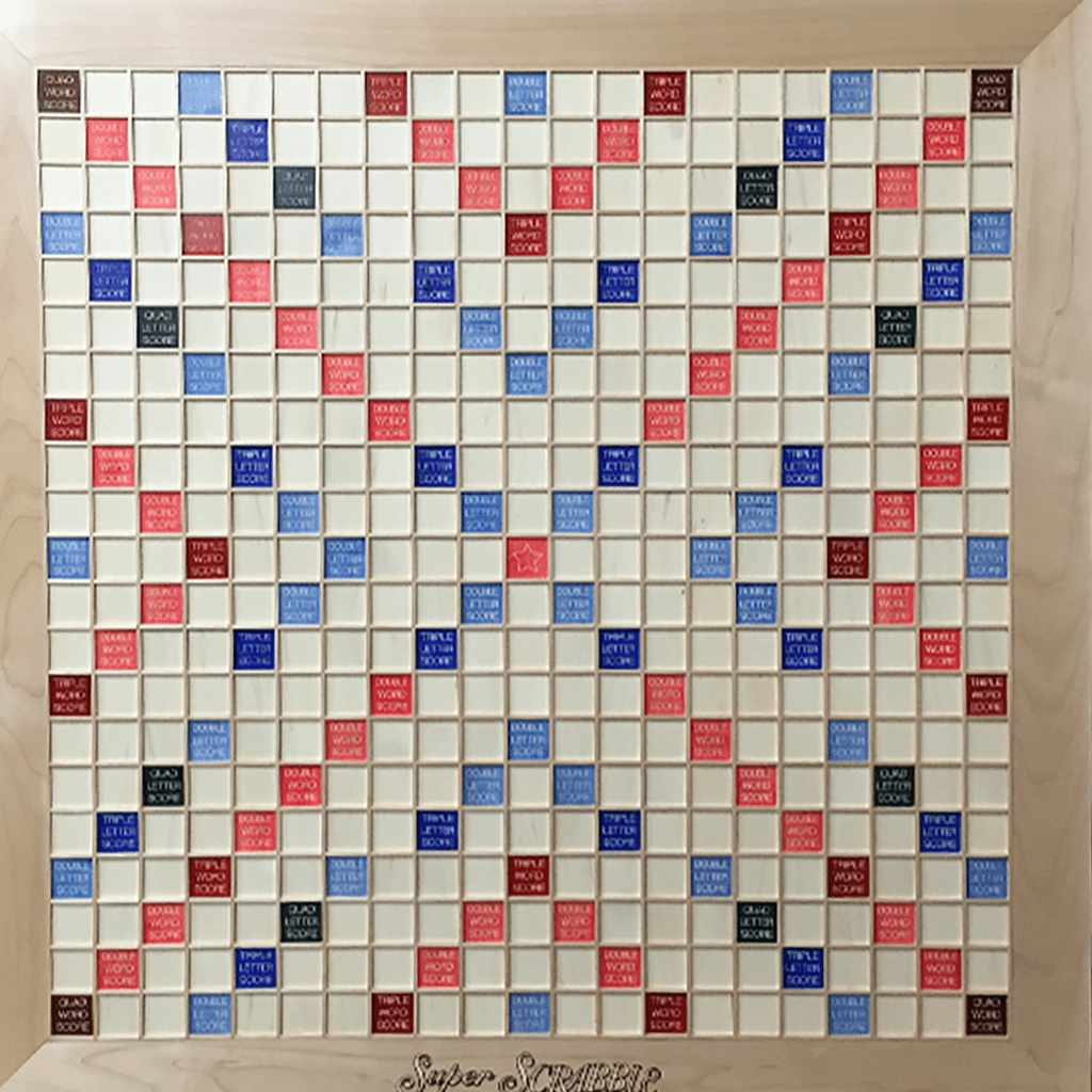 XLarge, maple Super Scrabble with in tiles Vancouver WoodSmith
