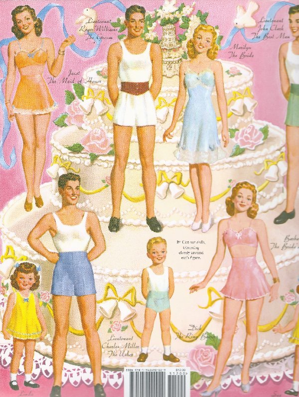 Vintage Paper Dolls Part Nine Here Comes The Bride Dolls, Dolls, Dolls