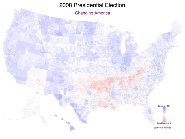 2008 Presidential Election Results