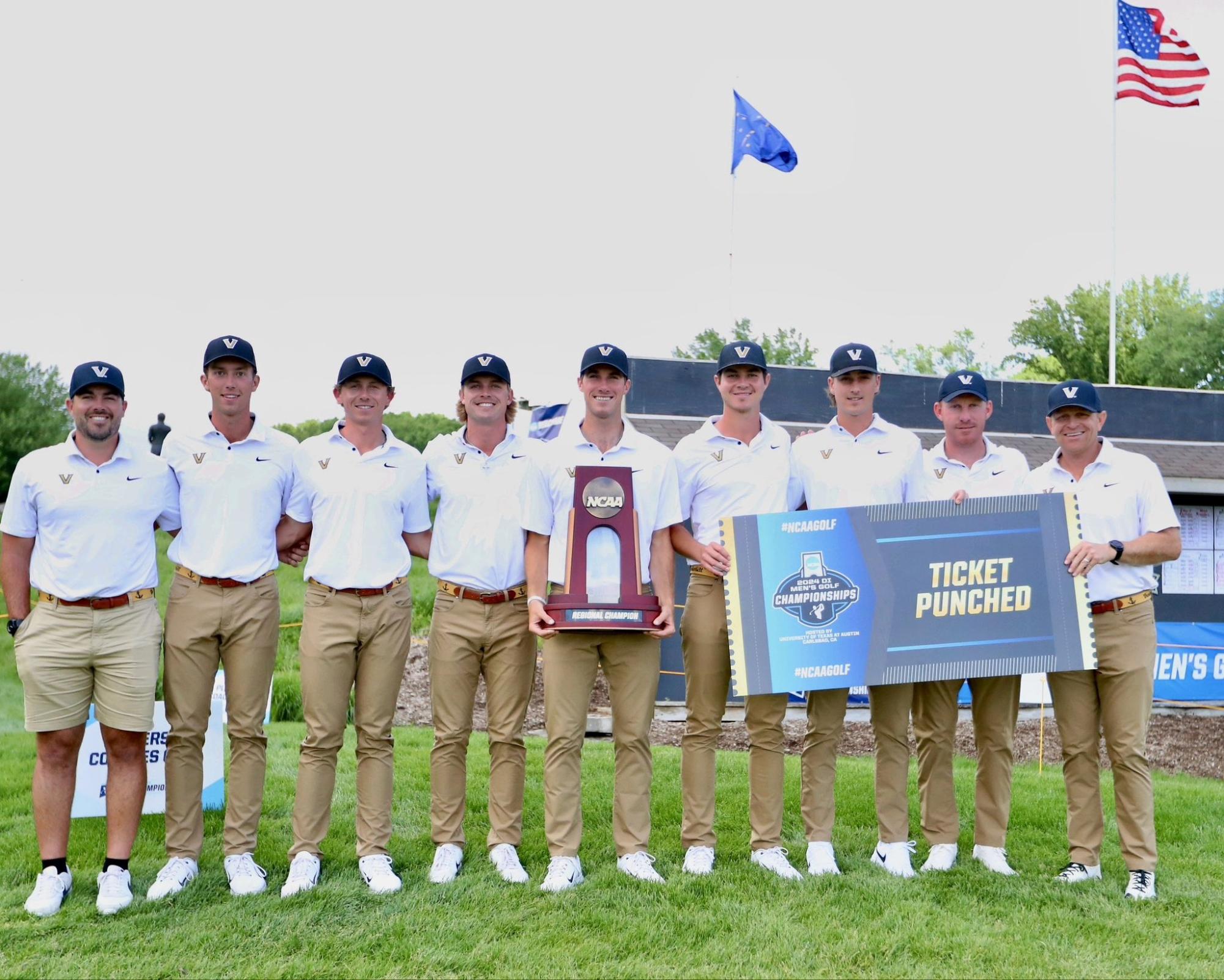 Men’s Golf Vanderbilt conquers NCAA Regional, punches ticket to