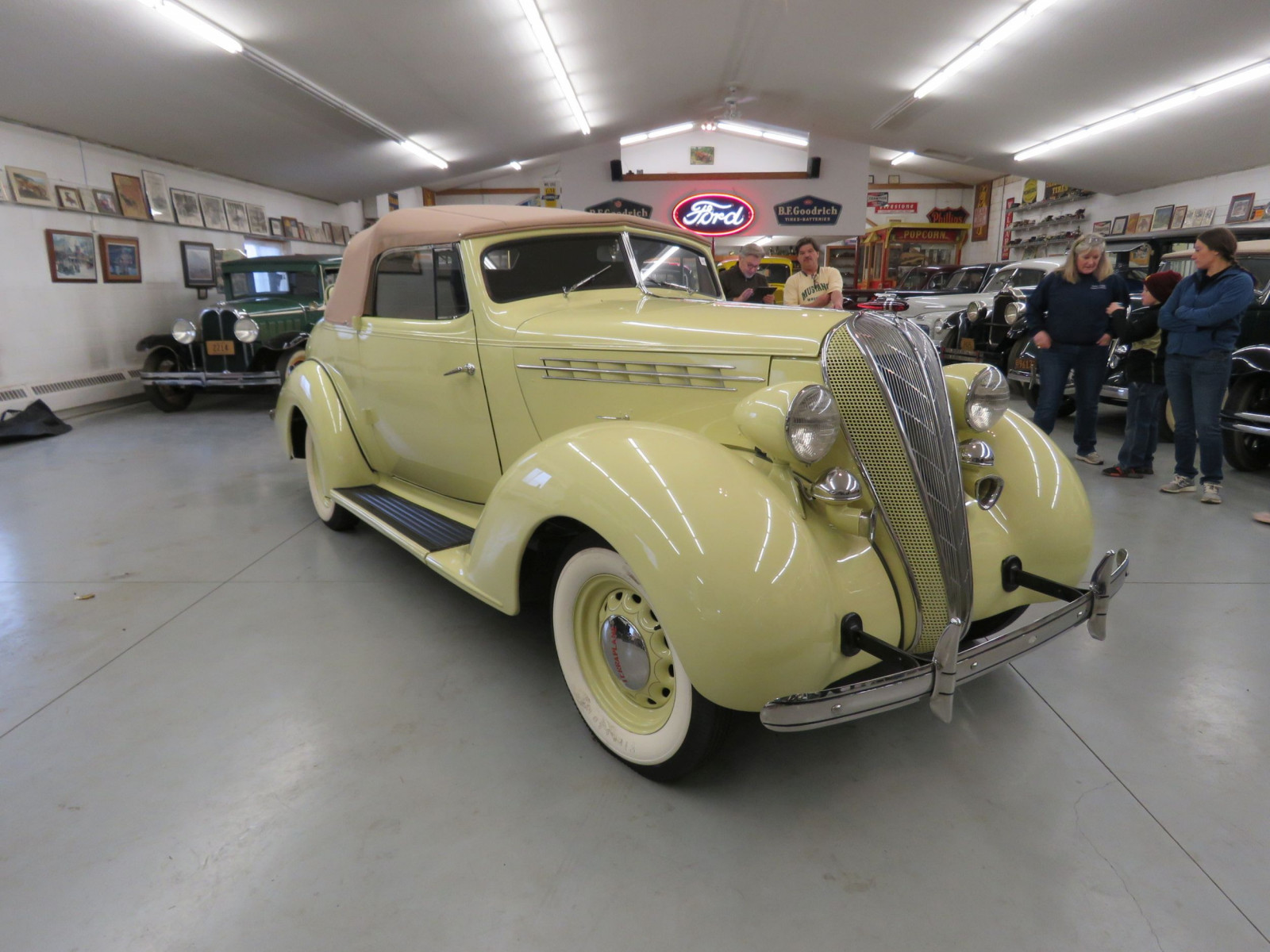 Lot 12P RARE 1936 Hudson Terraplane Custom 6 Convertible