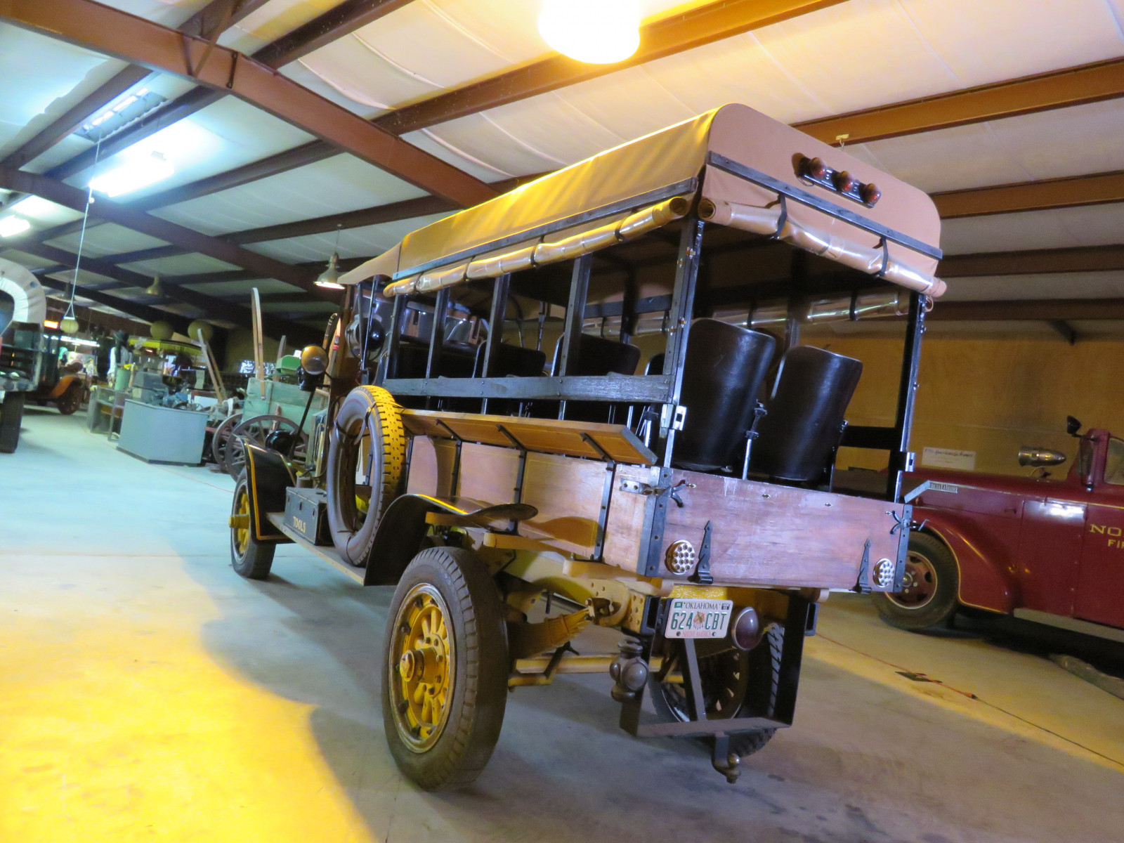 Lot 54L RARE 1910 Knox Open Cab Stakebed Truck VanderBrink Auctions
