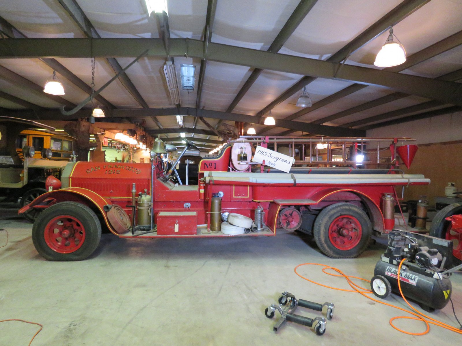 Lot 67L 1915 Seagraves Fire Truck VanderBrink Auctions
