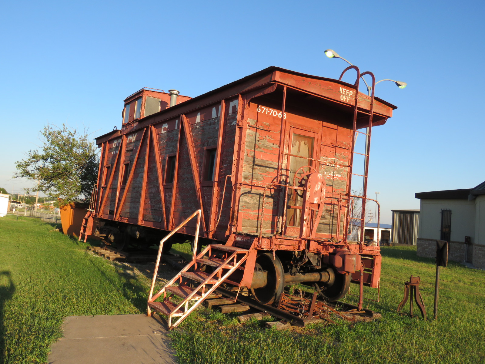 Lot 800L Rock Island Railroad Caboose VanderBrink Auctions