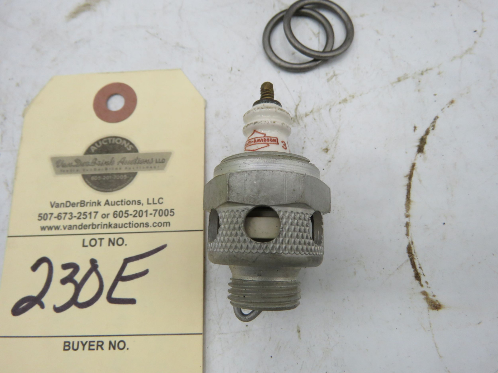 Lot 230E Harley Davidson NOS Champion Spark Plugs VanderBrink Auctions