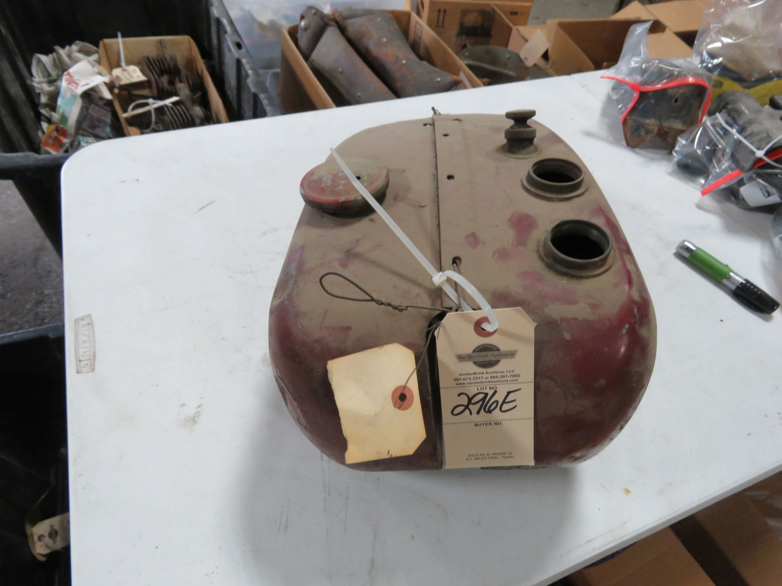 Lot 296E 1930's Used Harley Davidson VL Gas Tanks VanderBrink Auctions
