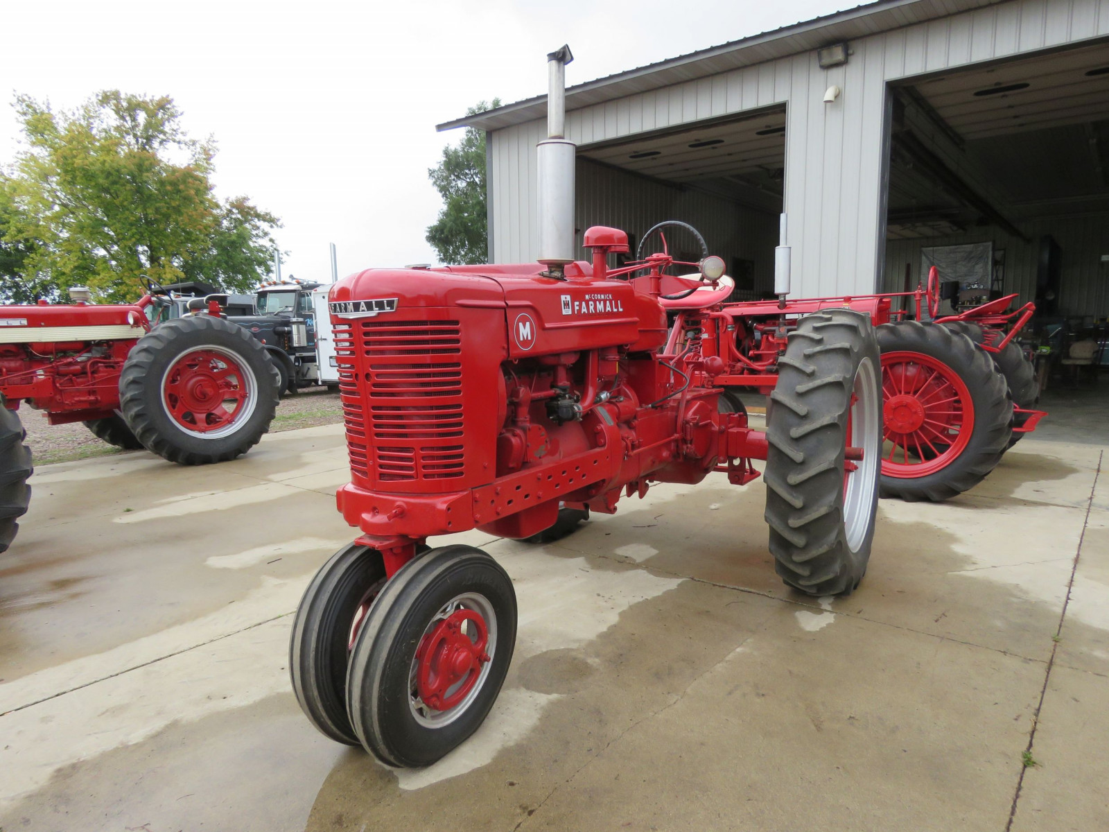 Lot 13K 1949 Farmall M Tractor VanderBrink Auctions
