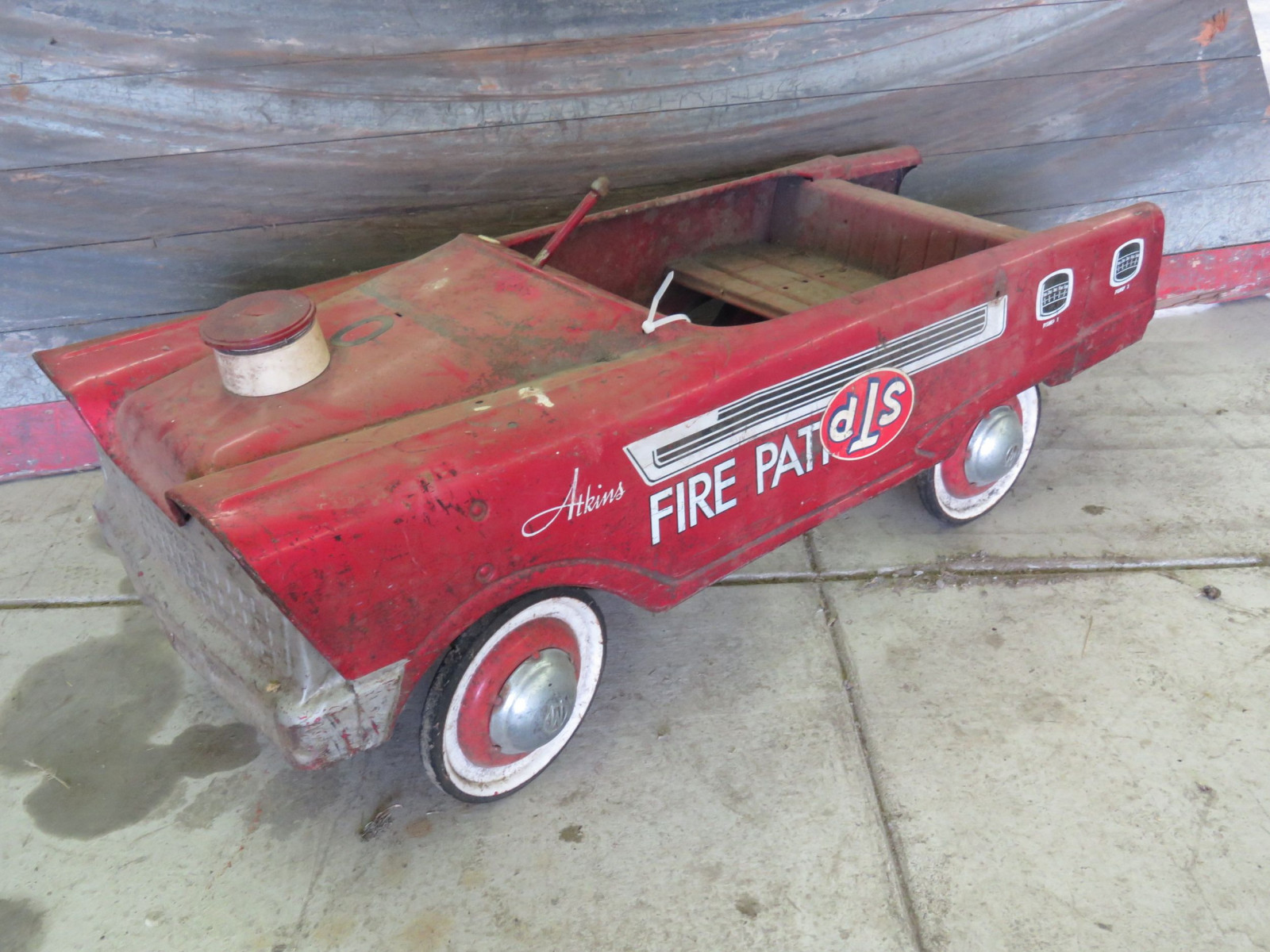 Lot 110D Murray Atkins Fire Chief Pedal Car for Restore VanderBrink