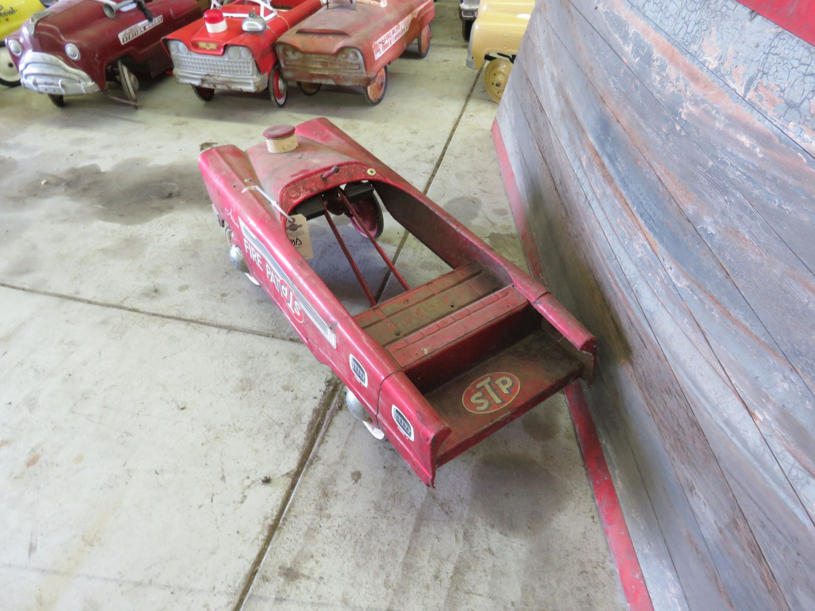 Lot 110D Murray Atkins Fire Chief Pedal Car for Restore VanderBrink