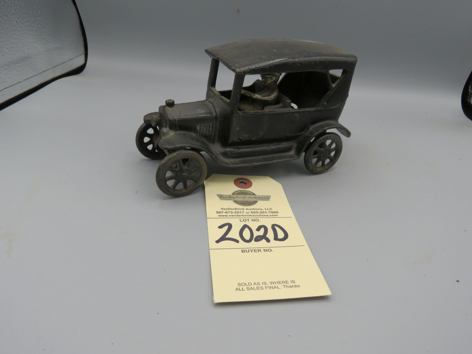 Lot 202D Arcade Cast Iron Chevrolet Superior Touring Car 1925 Approx