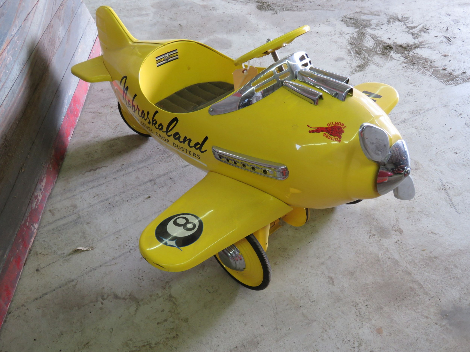 Lot 40D Reproduction Airplane Pedal Car VanderBrink Auctions