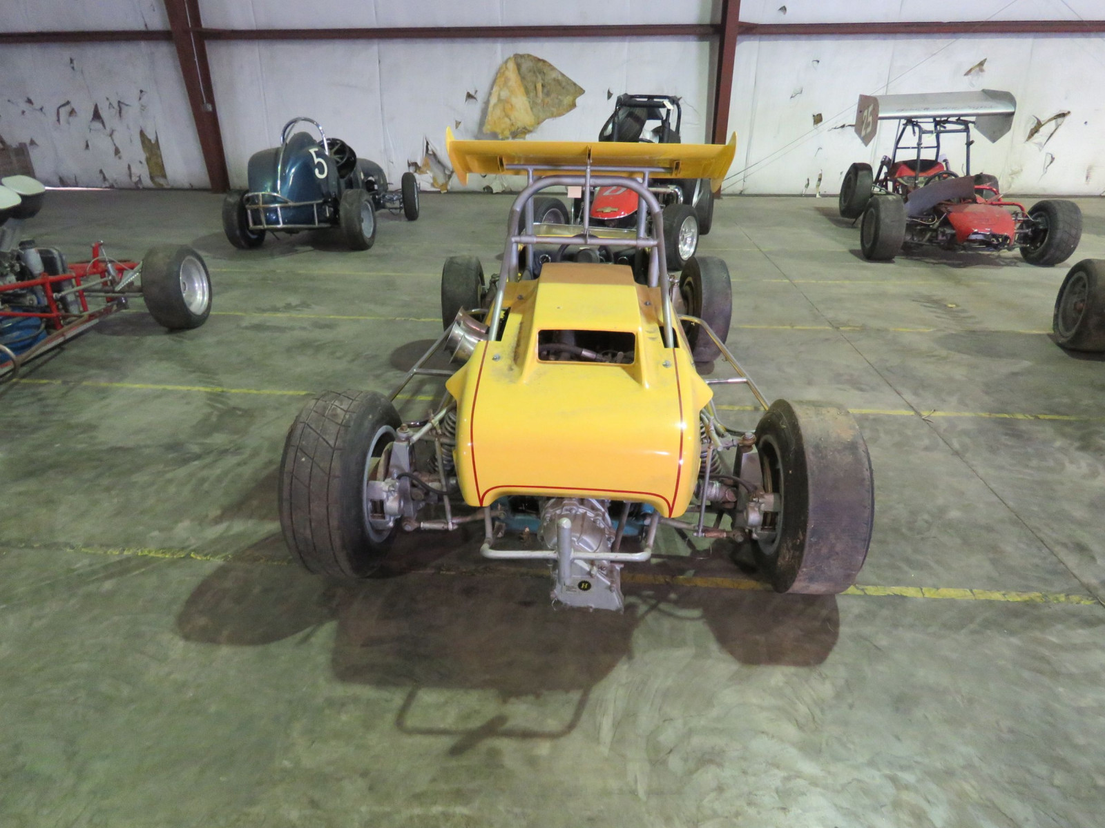 Lot 70T RARE Ken Brenn rear Engine 110 Beattie Midget Race Car VanderBrink Auctions