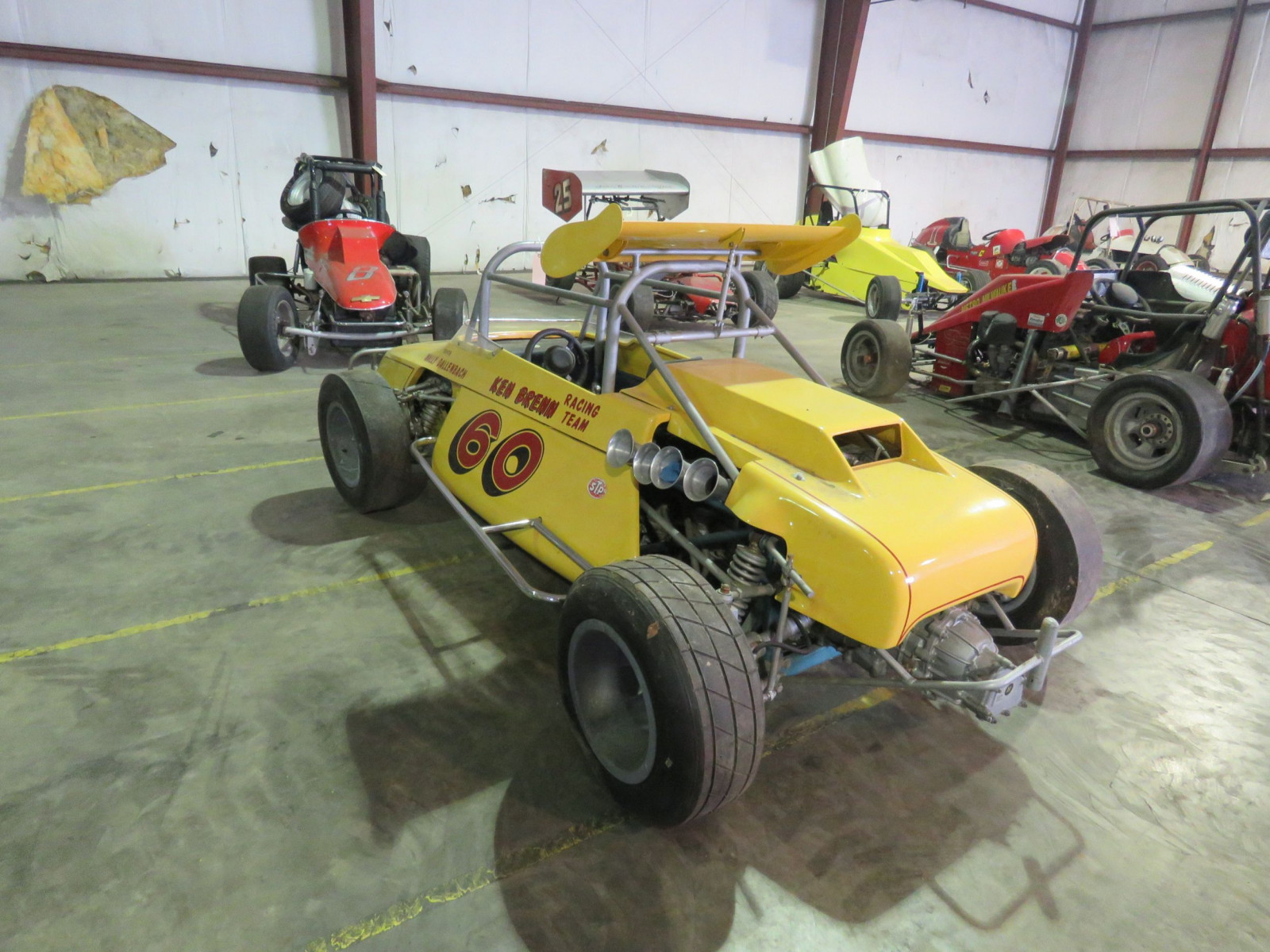Lot 70T RARE Ken Brenn rear Engine 110 Beattie Midget Race Car VanderBrink Auctions