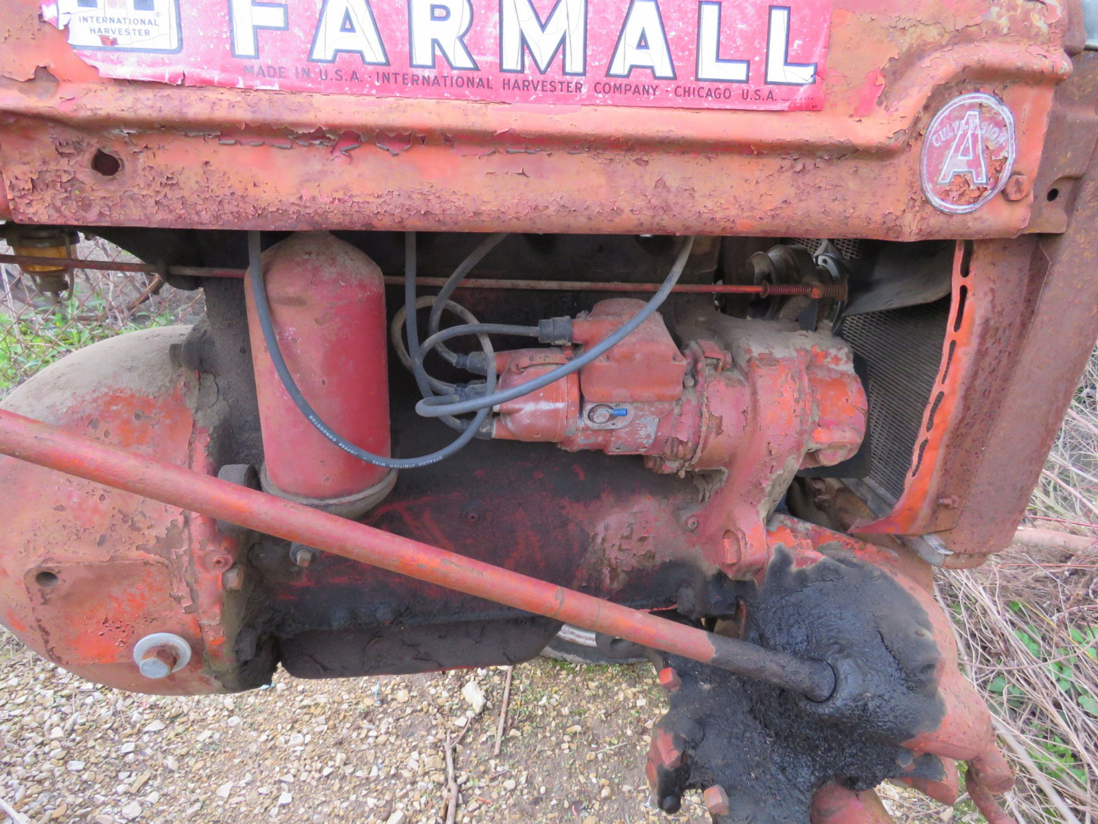 Lot 205S Farmall A tractor for project or parts. VanderBrink Auctions