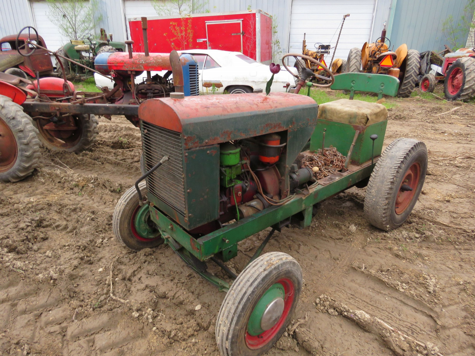 Lot 535S lawn tractor for restore VanderBrink Auctions