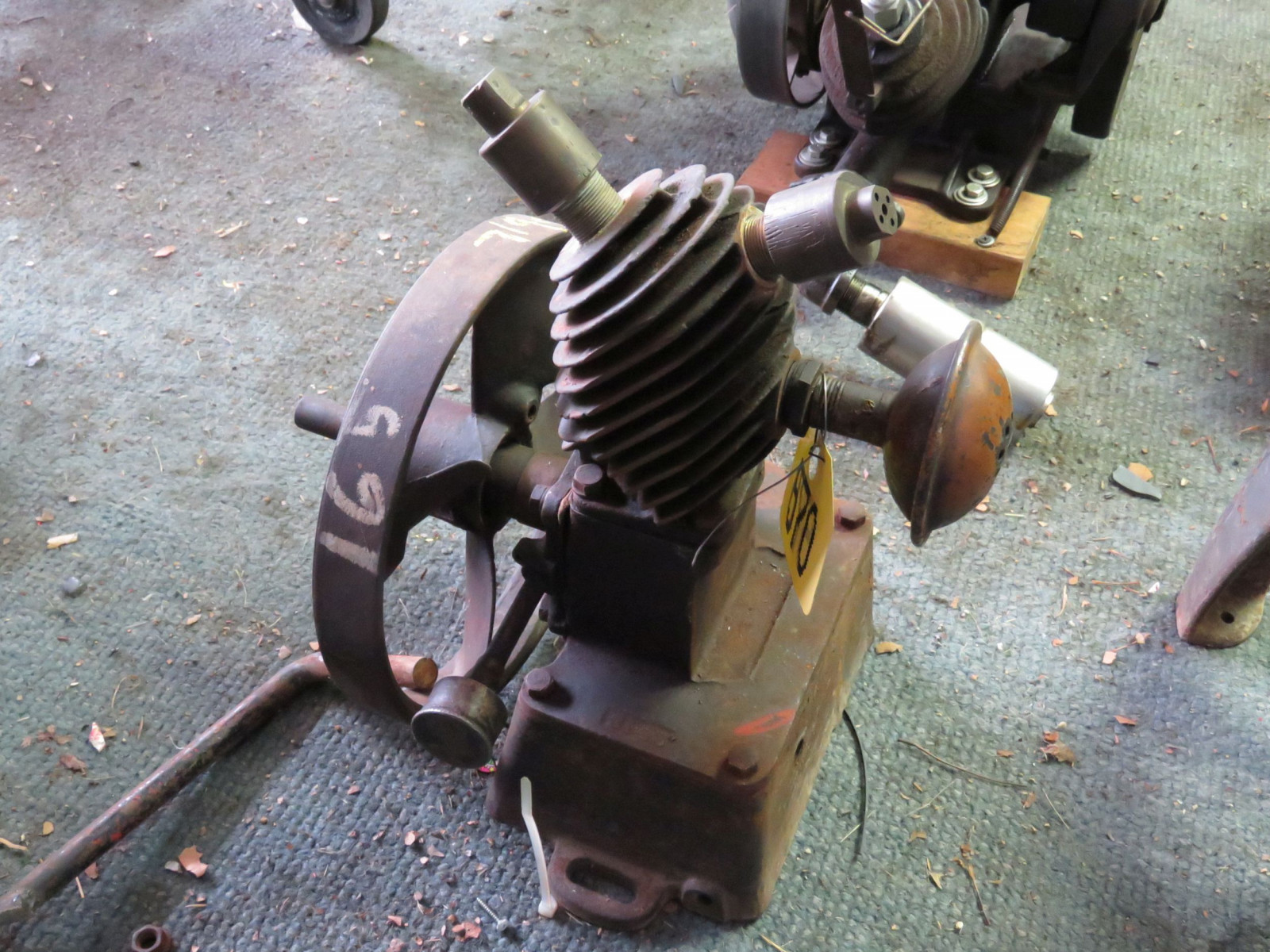 Lot 719S Upright Single cylinder Stationary Engine VanderBrink Auctions