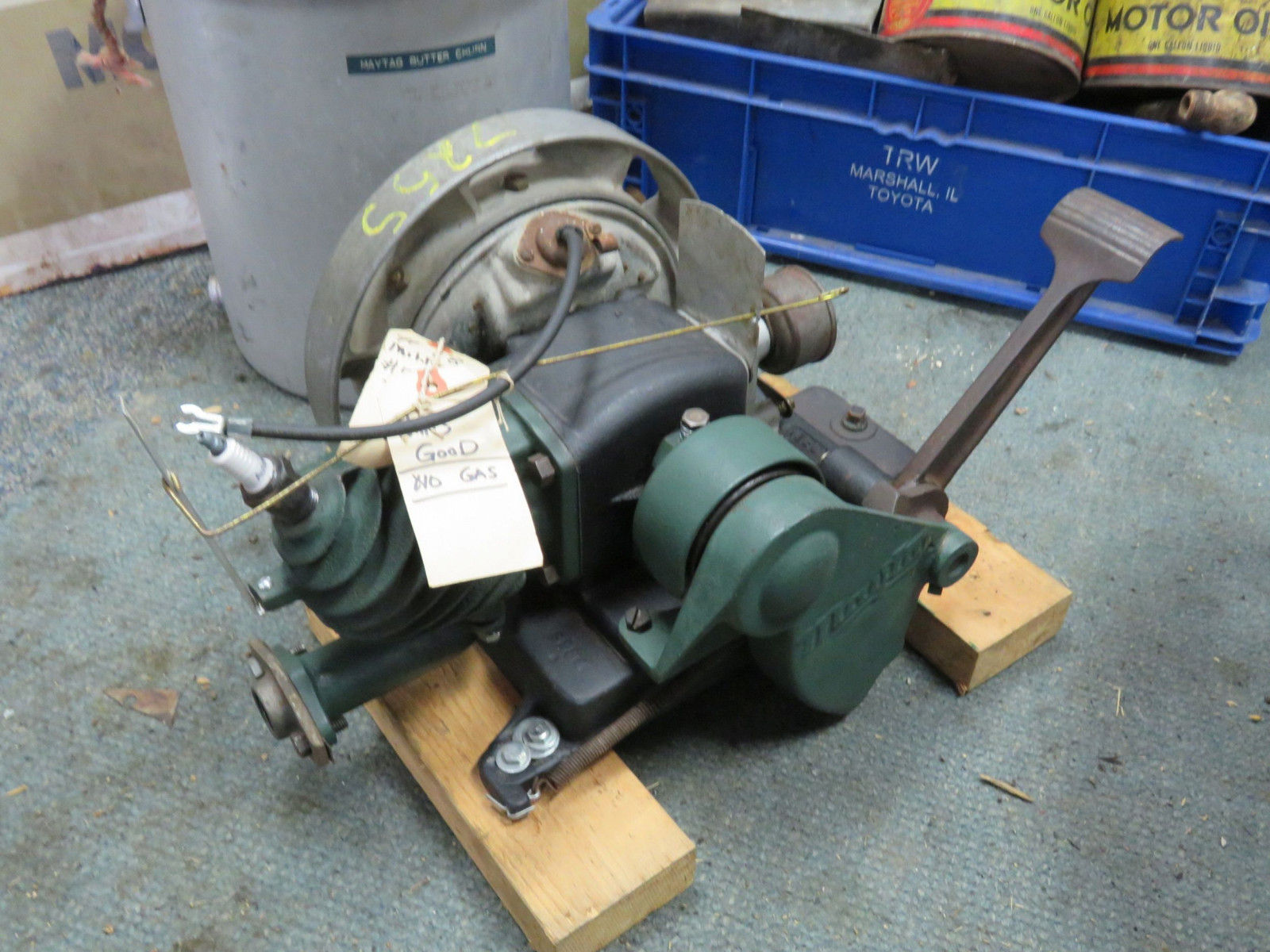 Lot 725S 1934 Maytag Model 92 Kickstart Engine VanderBrink Auctions