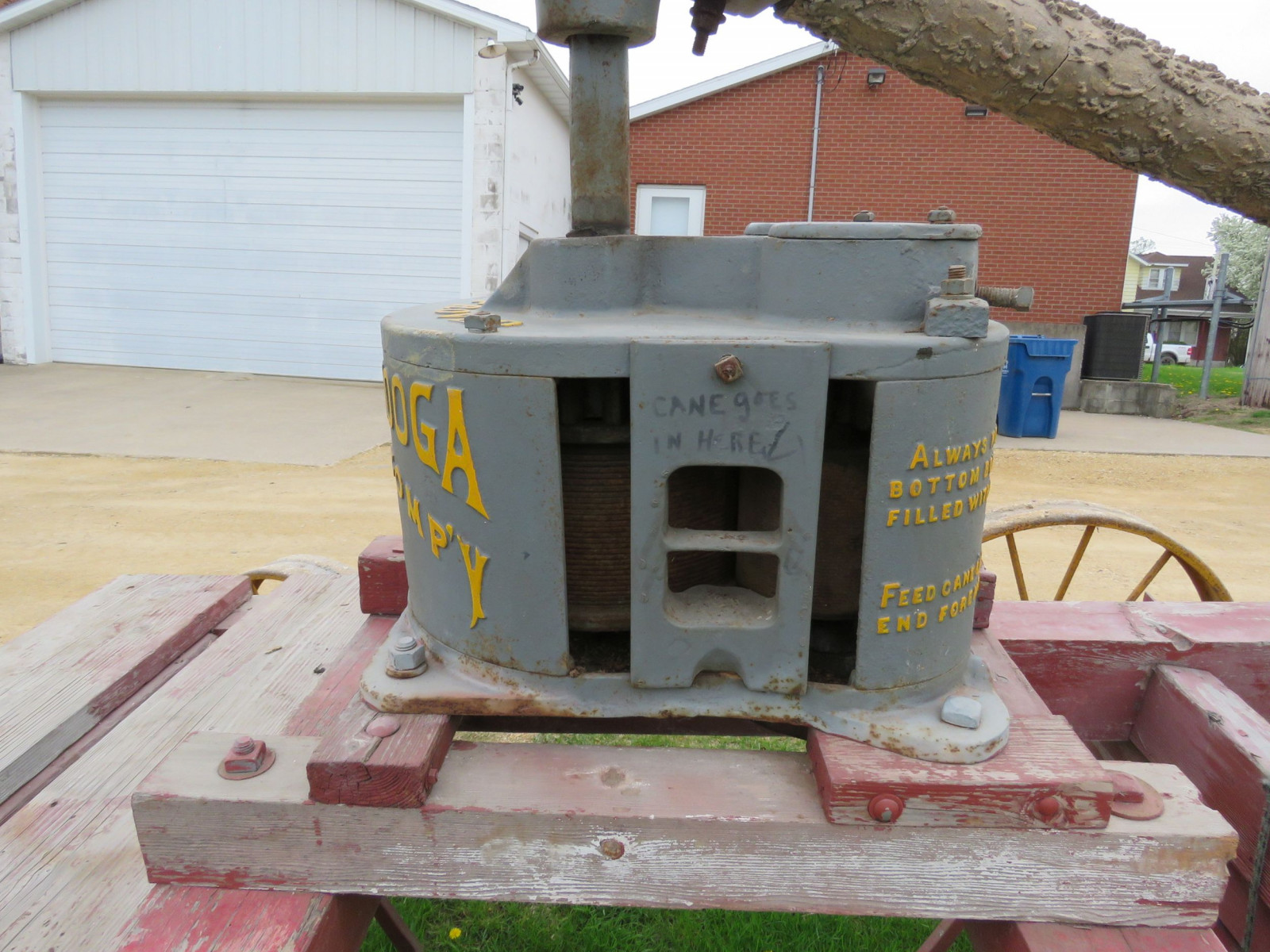 Lot 815S 1890 Improved Chattanooga Plow Company 12 Sugar Cane