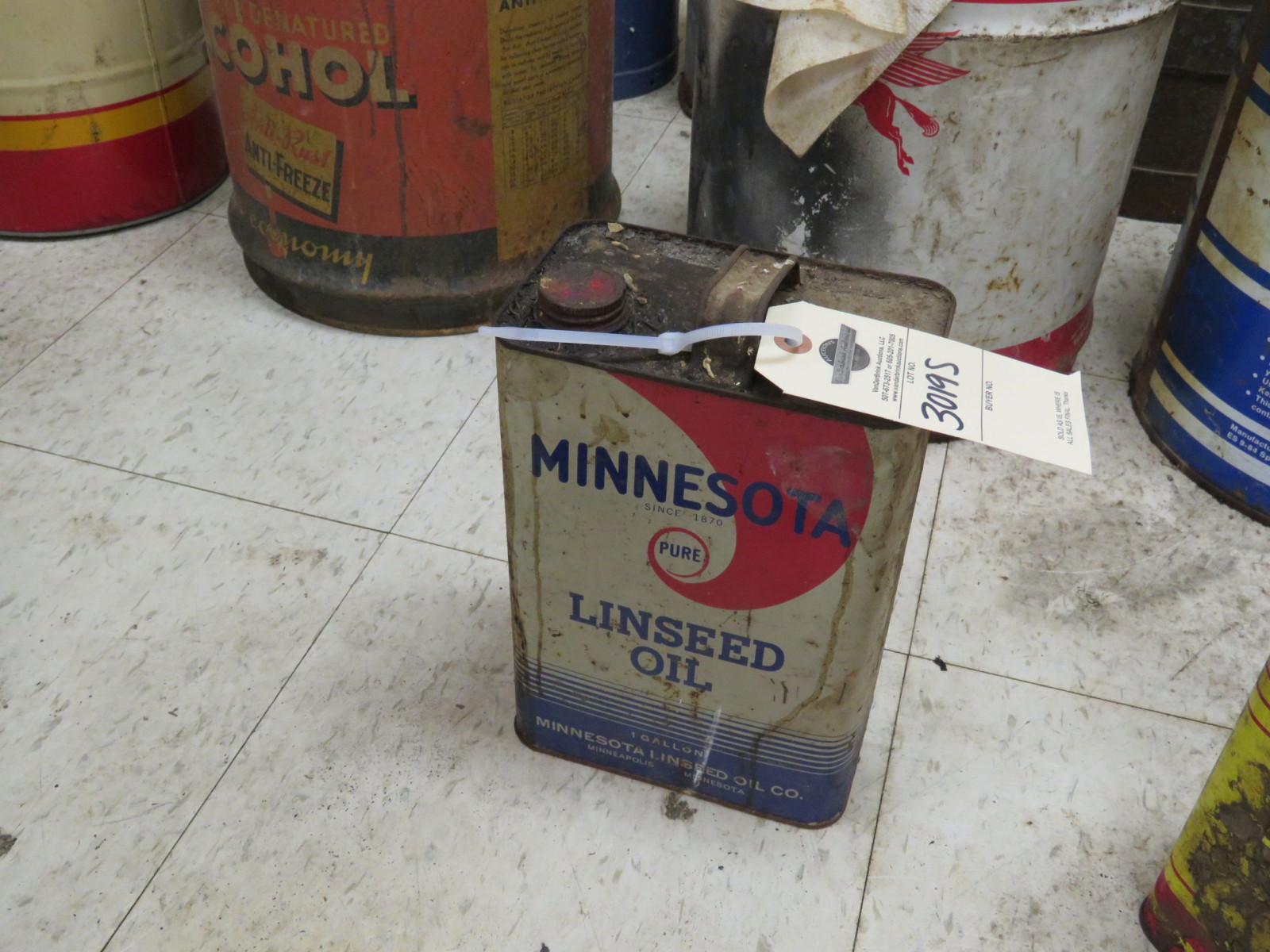 Lot 3019S Minnesota Linseed Oil VanderBrink Auctions