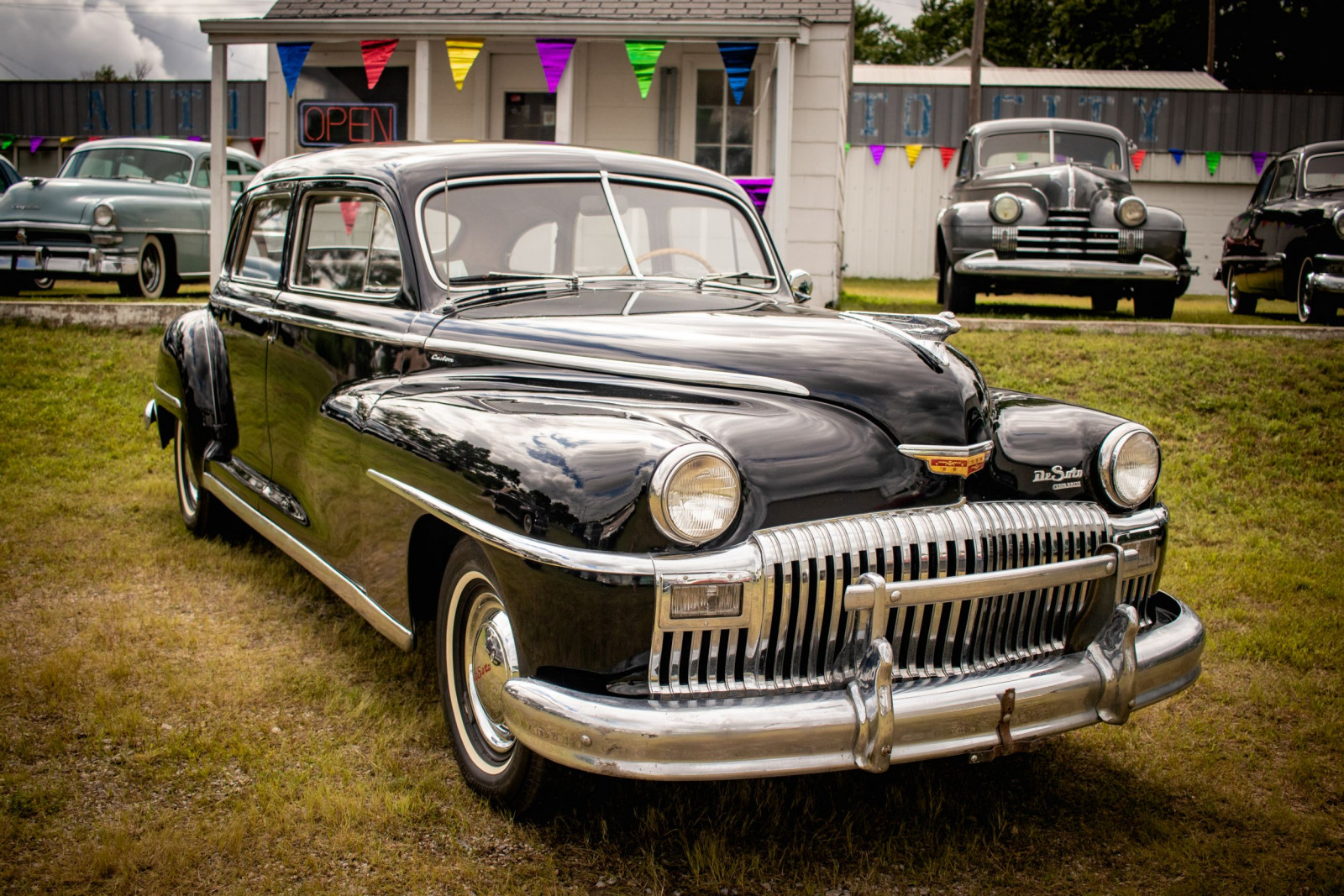 Lot 9F 1948 DeSoto Custom 4dr Sedan VanderBrink Auctions