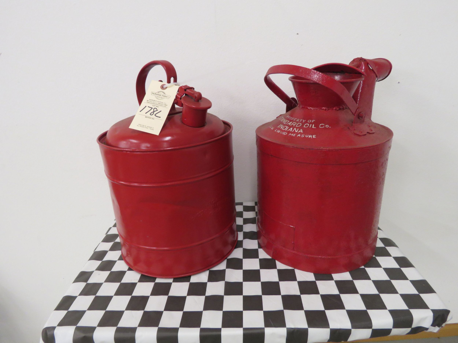 Lot 178L Restored Oil Jugs VanderBrink Auctions