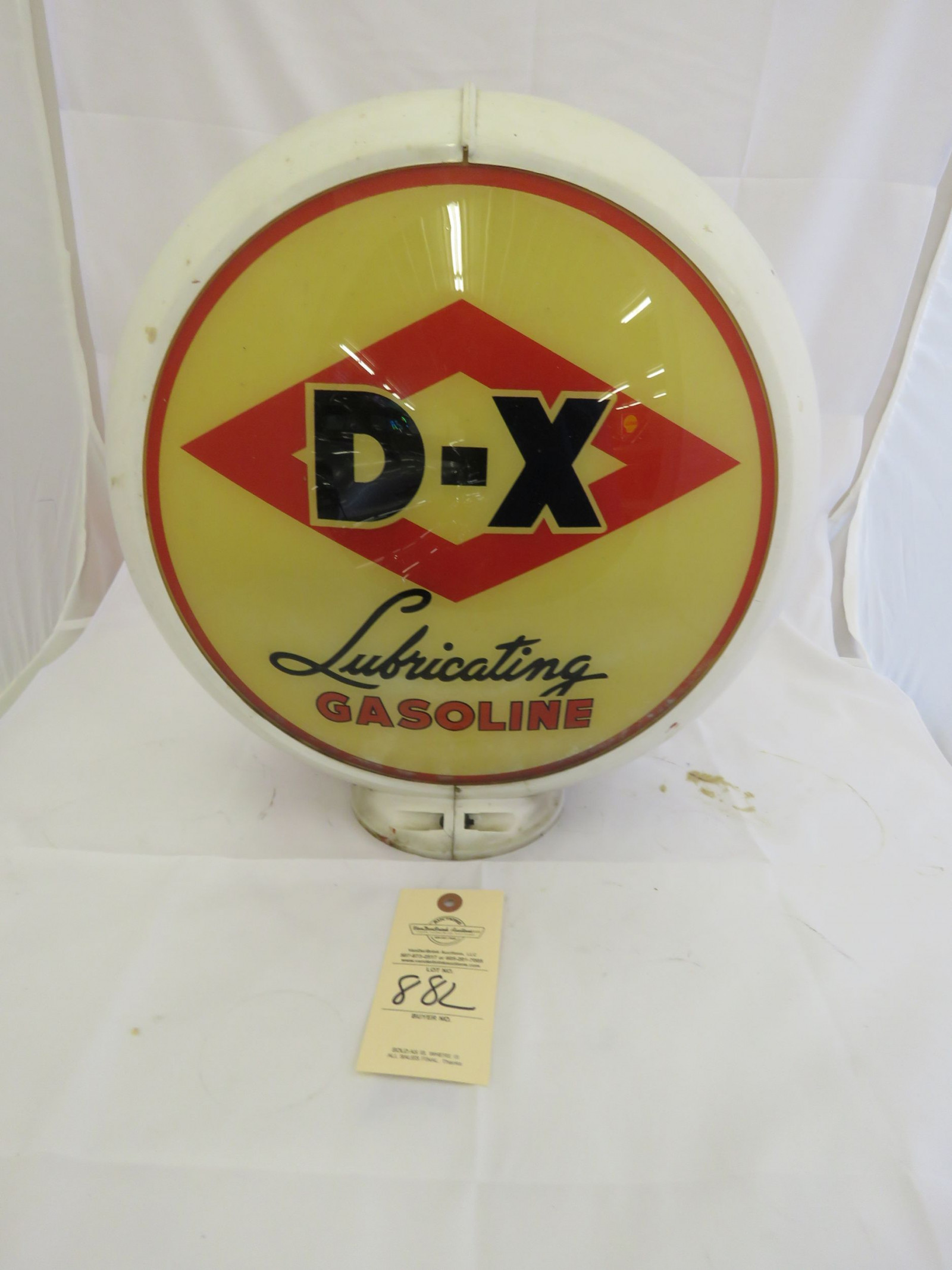 Lot 88L DX Gas Pump Globe VanderBrink Auctions