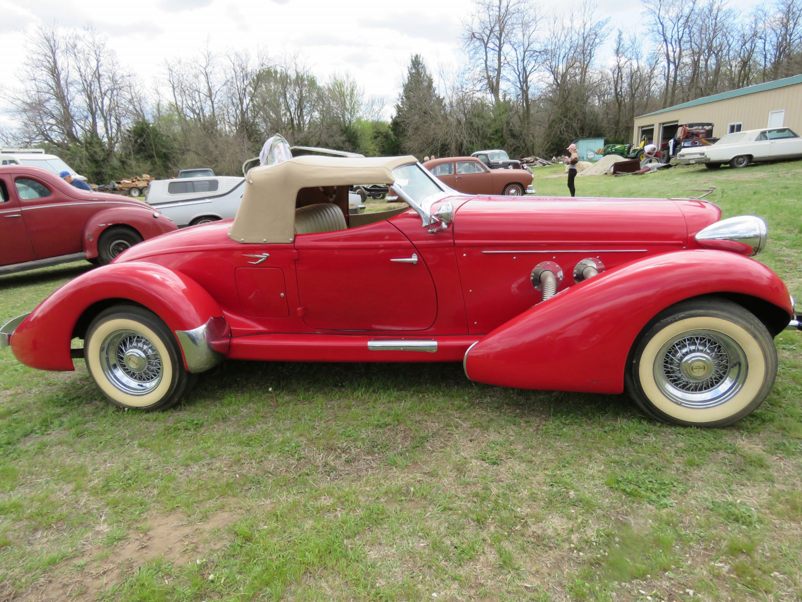 Lot 51R 1936 AUBURN BOATTAIL SPEEDSTER REPLICA KIT CAR VanderBrink