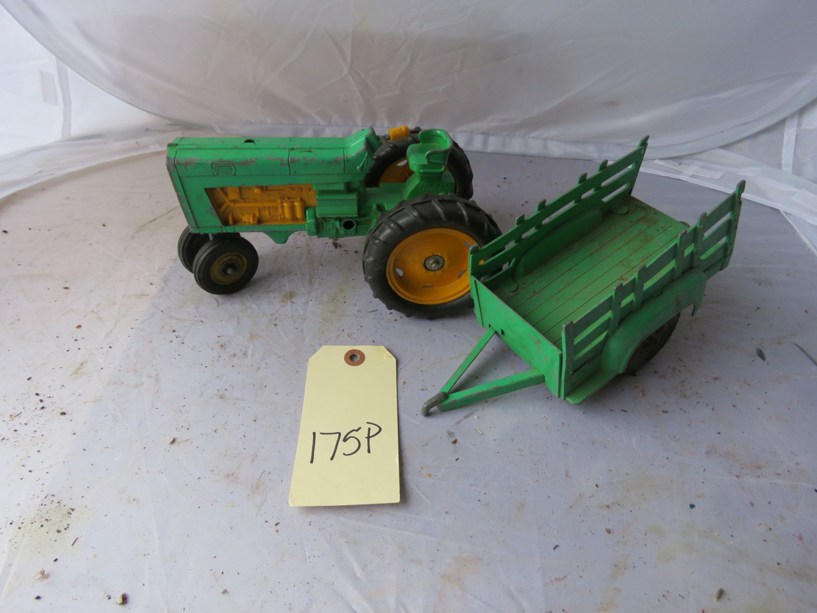 Lot 175P Hubley Toy Tractor & Wagon VanderBrink Auctions