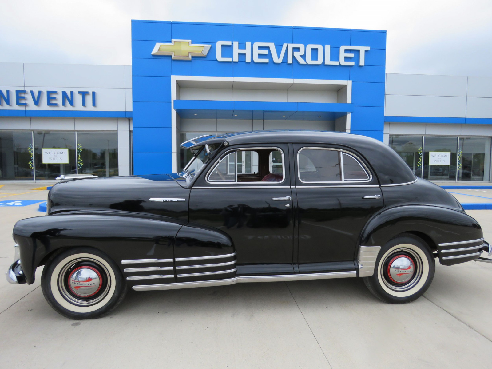 Lot 3D 1947 Chevrolet Fleetline 4dr Sedan VanderBrink Auctions