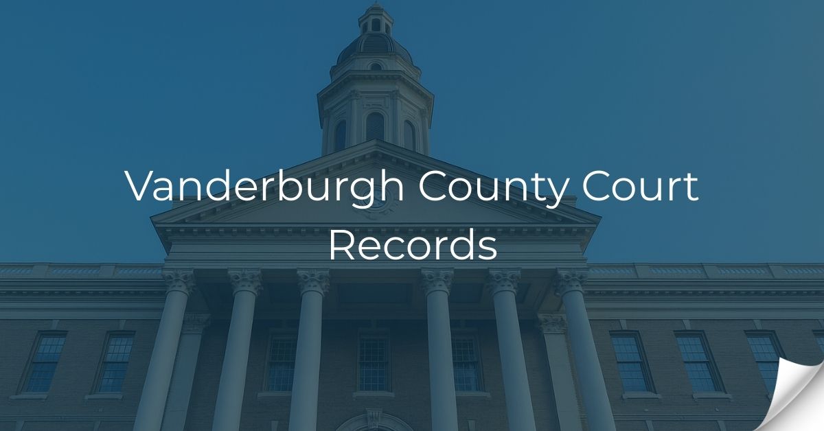 Vanderburgh County Court Records Vanderburgh County Court