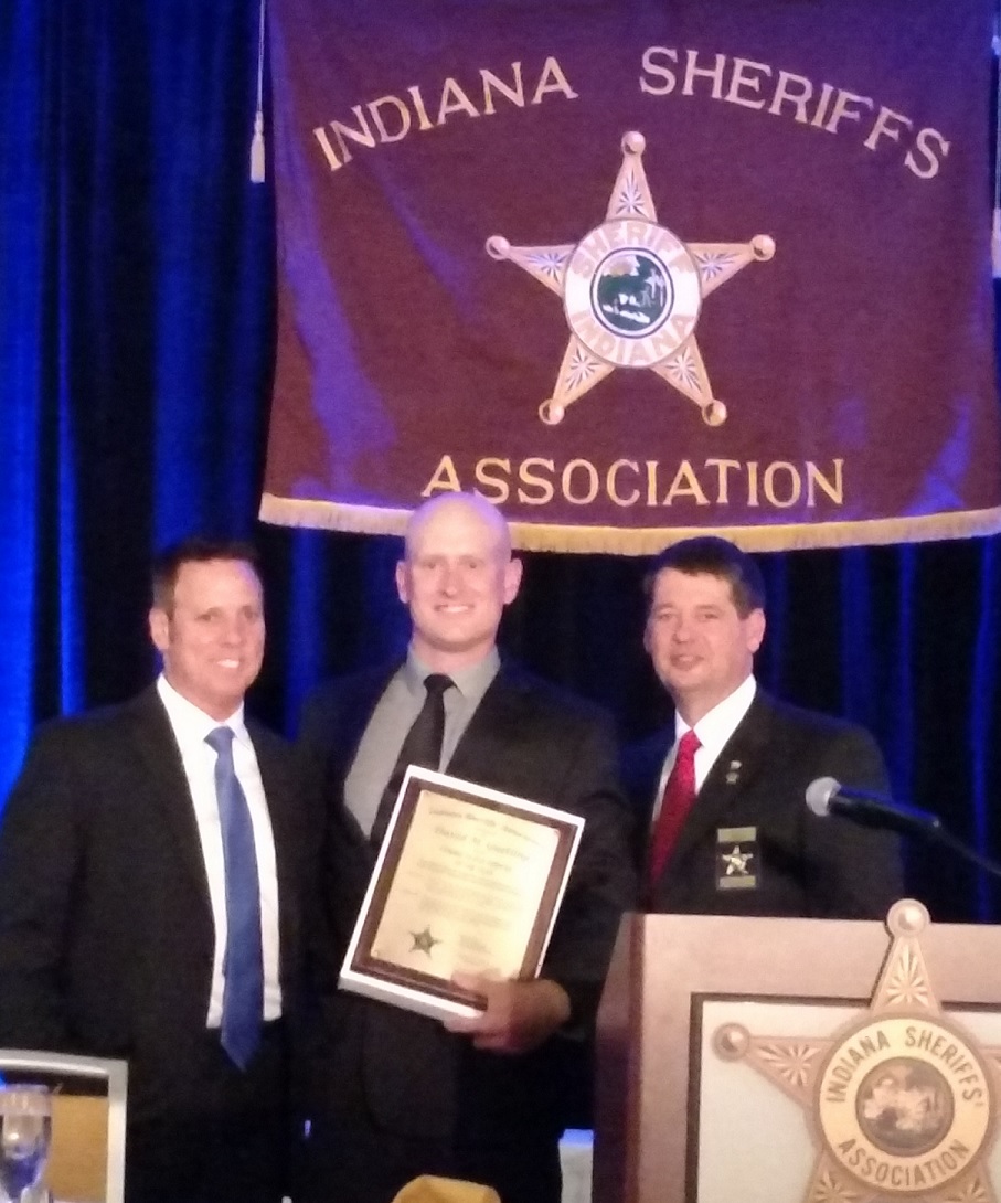 Vanderburgh Confinement Officer Receives Award from Indiana Sheriffs’ Association Vanderburgh