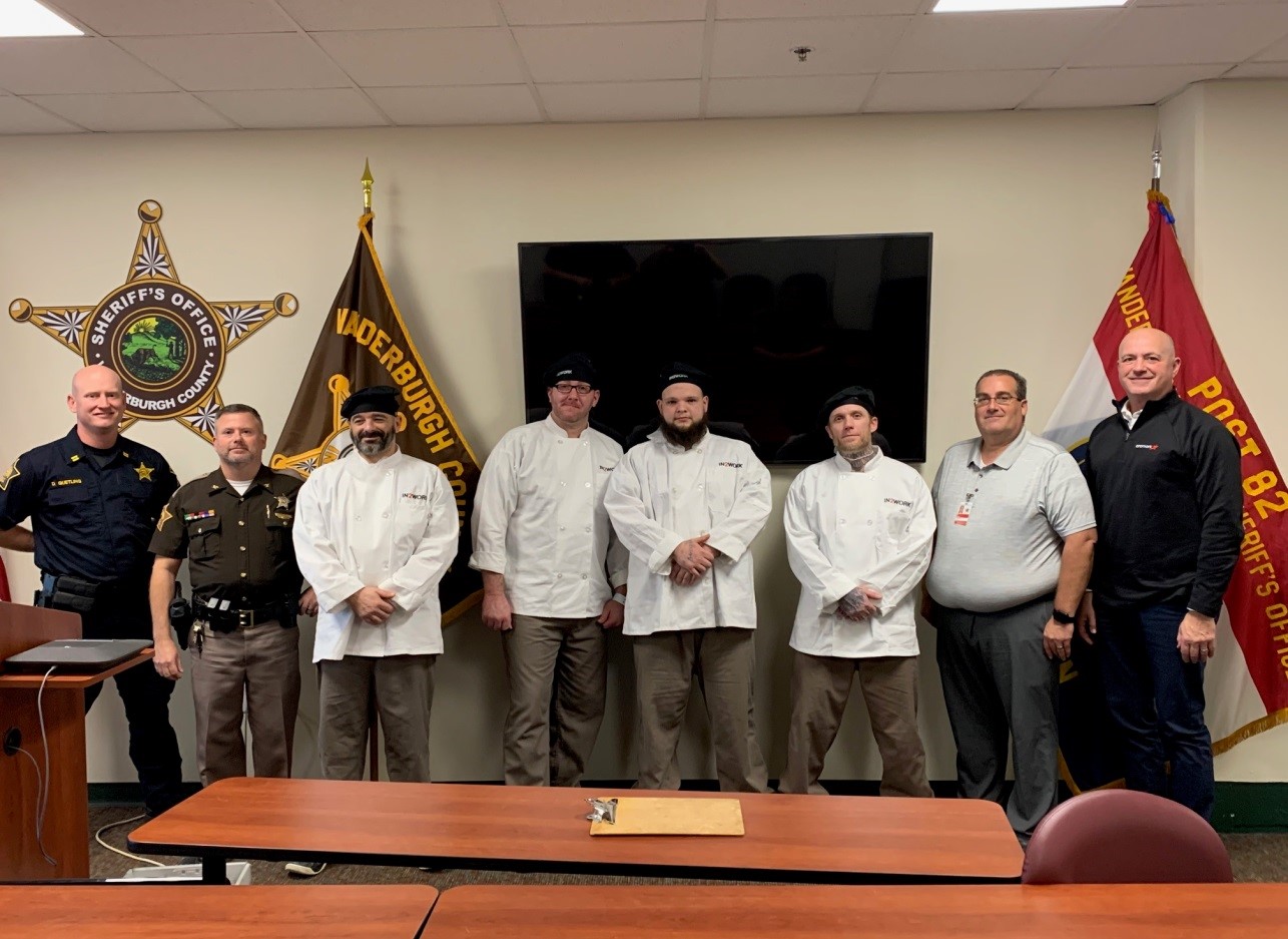 Jail Inmates Graduate from IN2WORK Culinary Program Vanderburgh