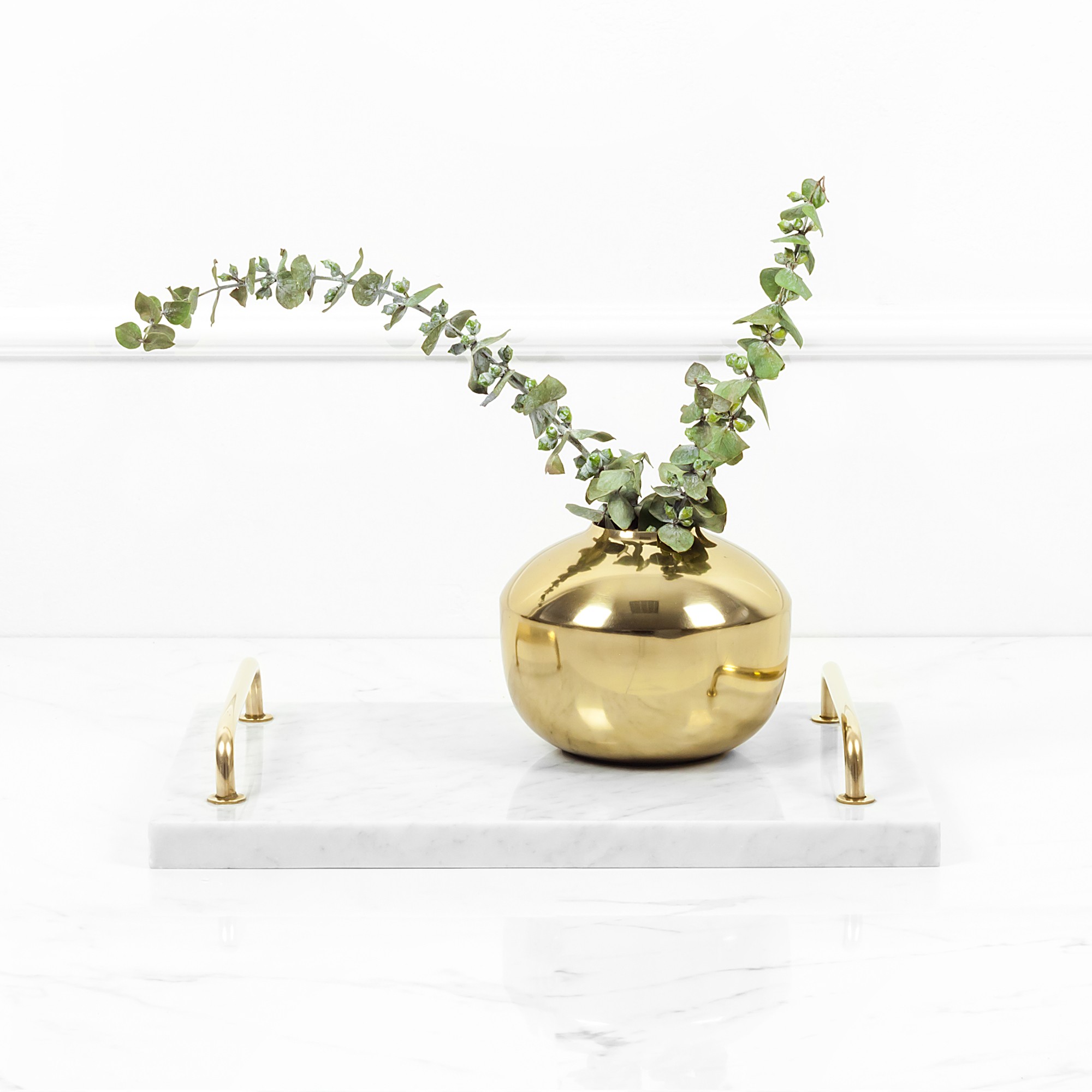 White Marble Tray Small