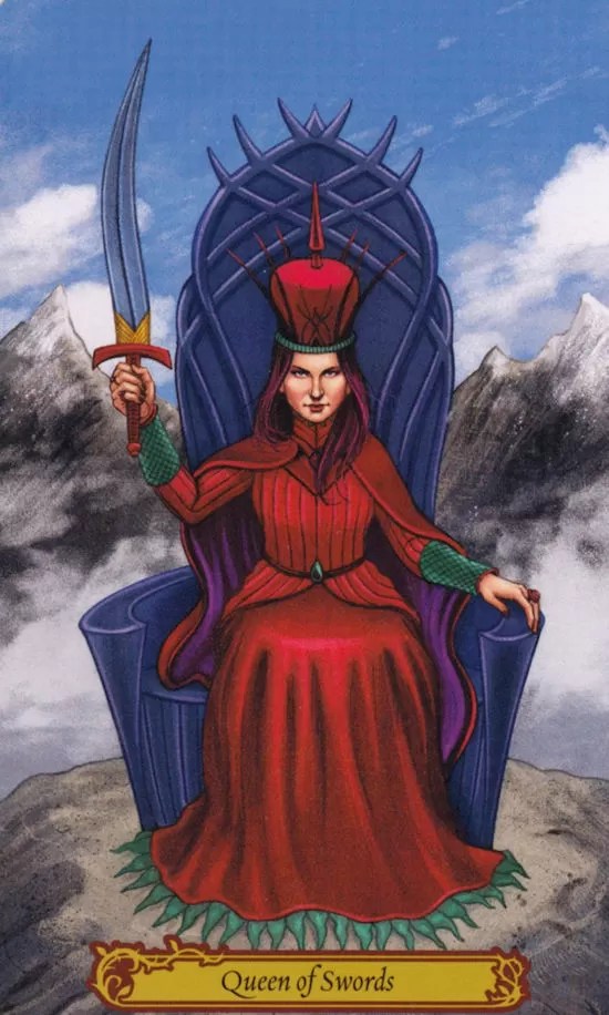 RAINHA DE ESPADAS ENCARE SUA VERDADE Vanessa Mazza