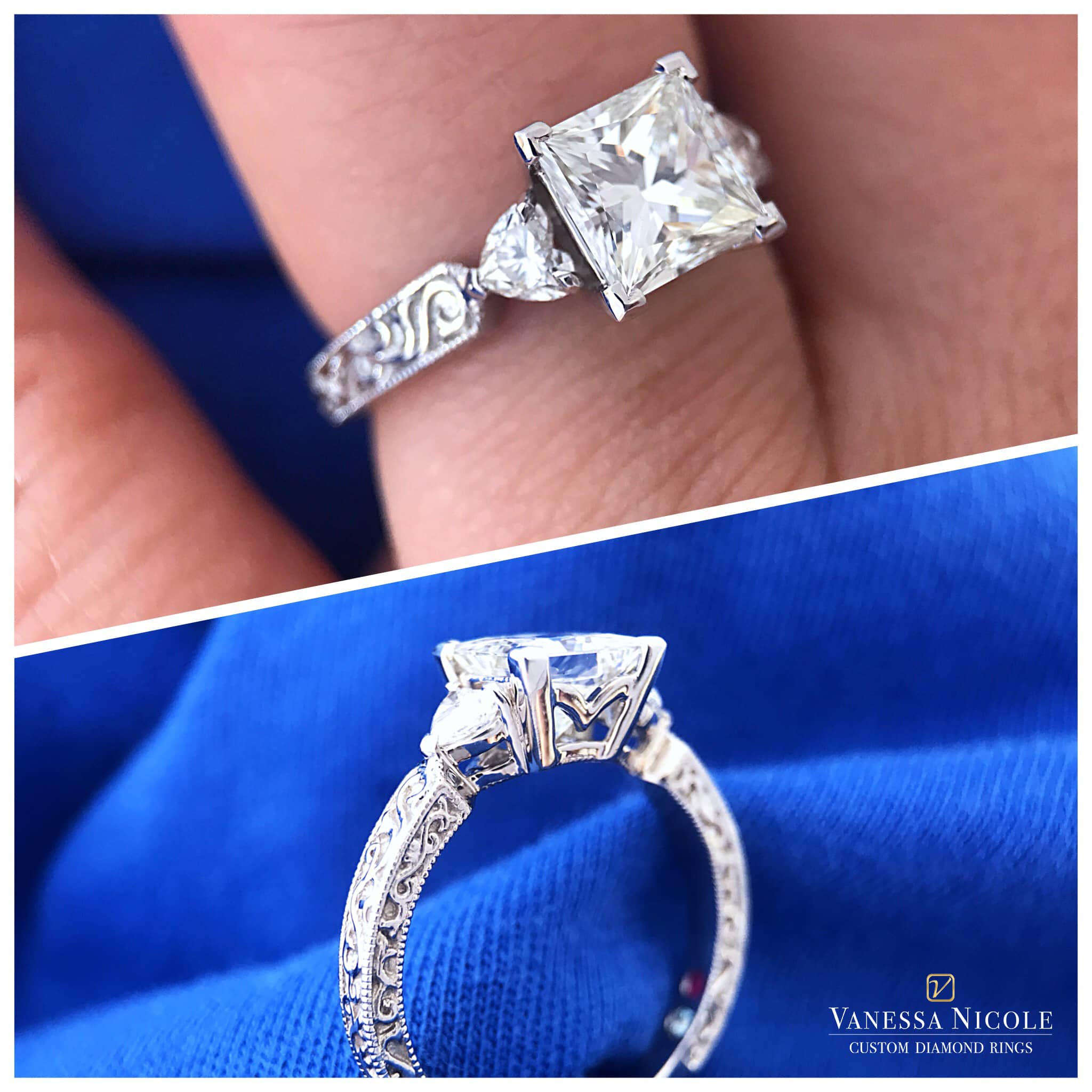 Custom Antique & Vintage Engagement Rings Vanessa Nicole