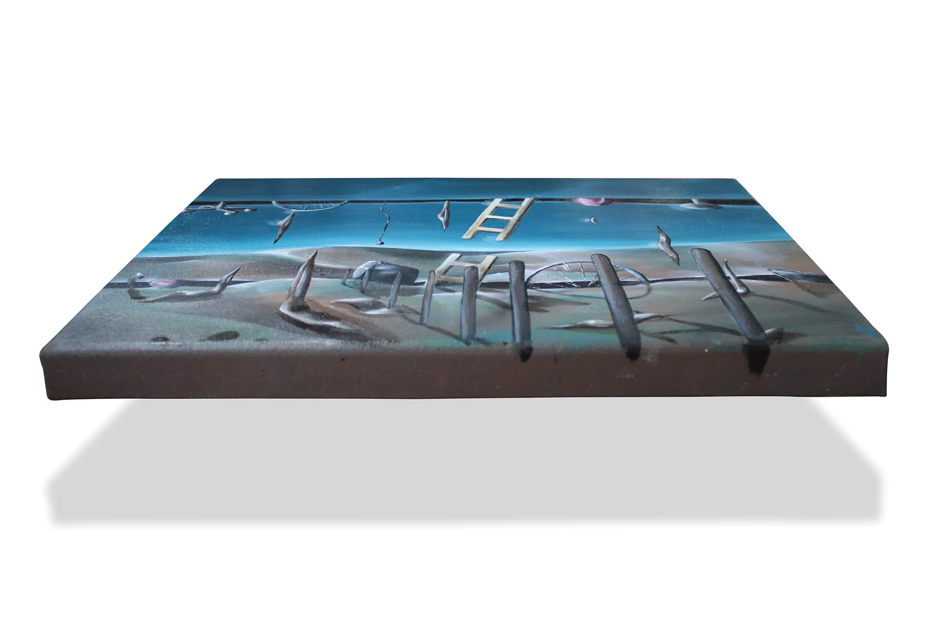 V. Stefanova Landfill Oil Painting