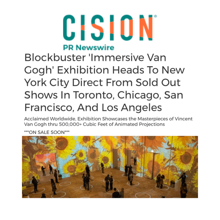 Van Gogh Exhibit New York City The Immersive Experience