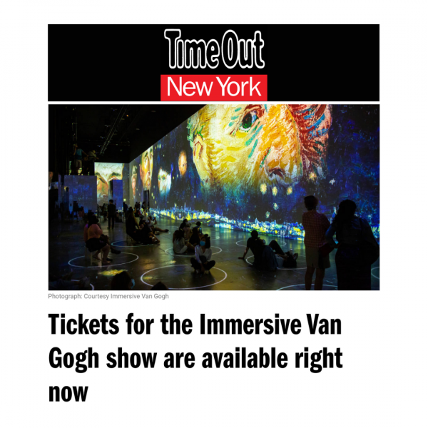 Van Gogh Exhibit New York City The Immersive Experience