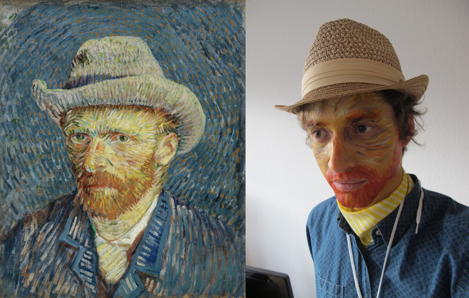 SelfPortrait with Grey Felt Hat, Vincent van Gogh (18531890) vanGo’d