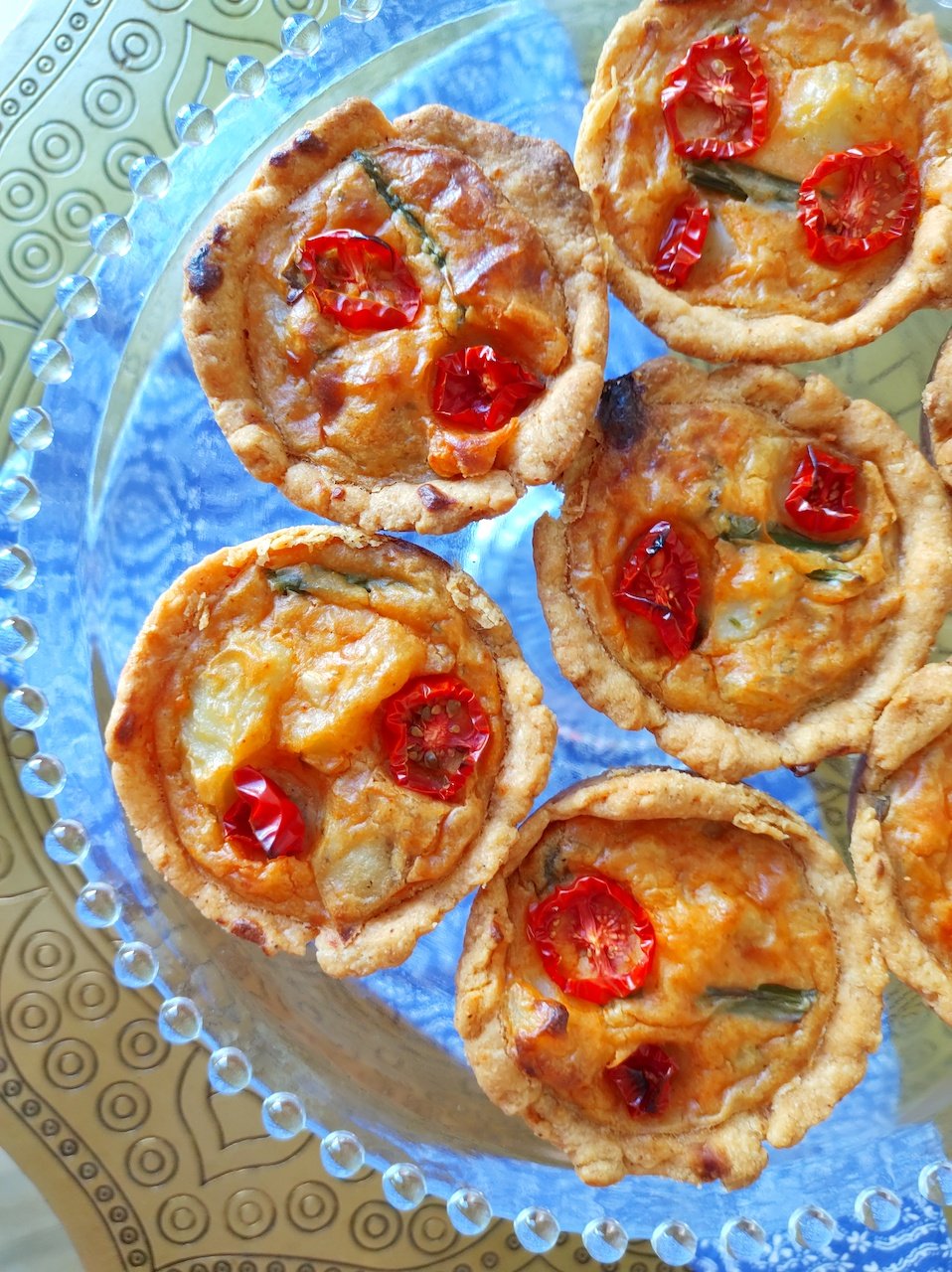 Savory Mini Pies with Potato & Asparagus Vanguard of Hollywood