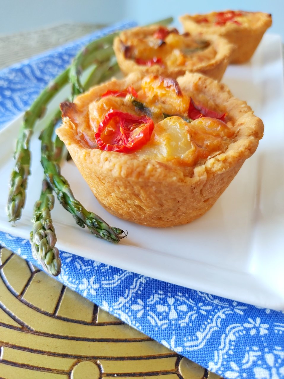 Savory Mini Pies with Potato & Asparagus Vanguard of Hollywood