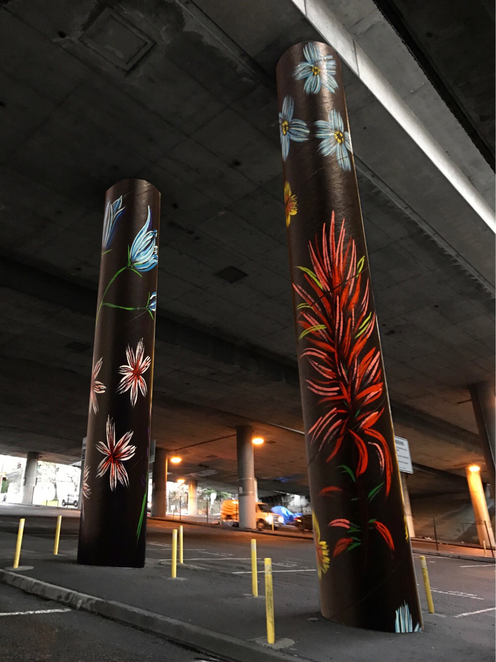 Color Your City Last Day to Vote for the I5 Column Public Art Project