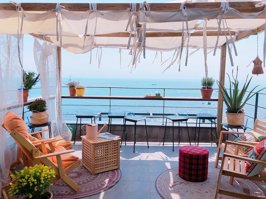 Quán cafe view đẹp tại Lý Sơn Văn hoa du lịch Lý Sơn