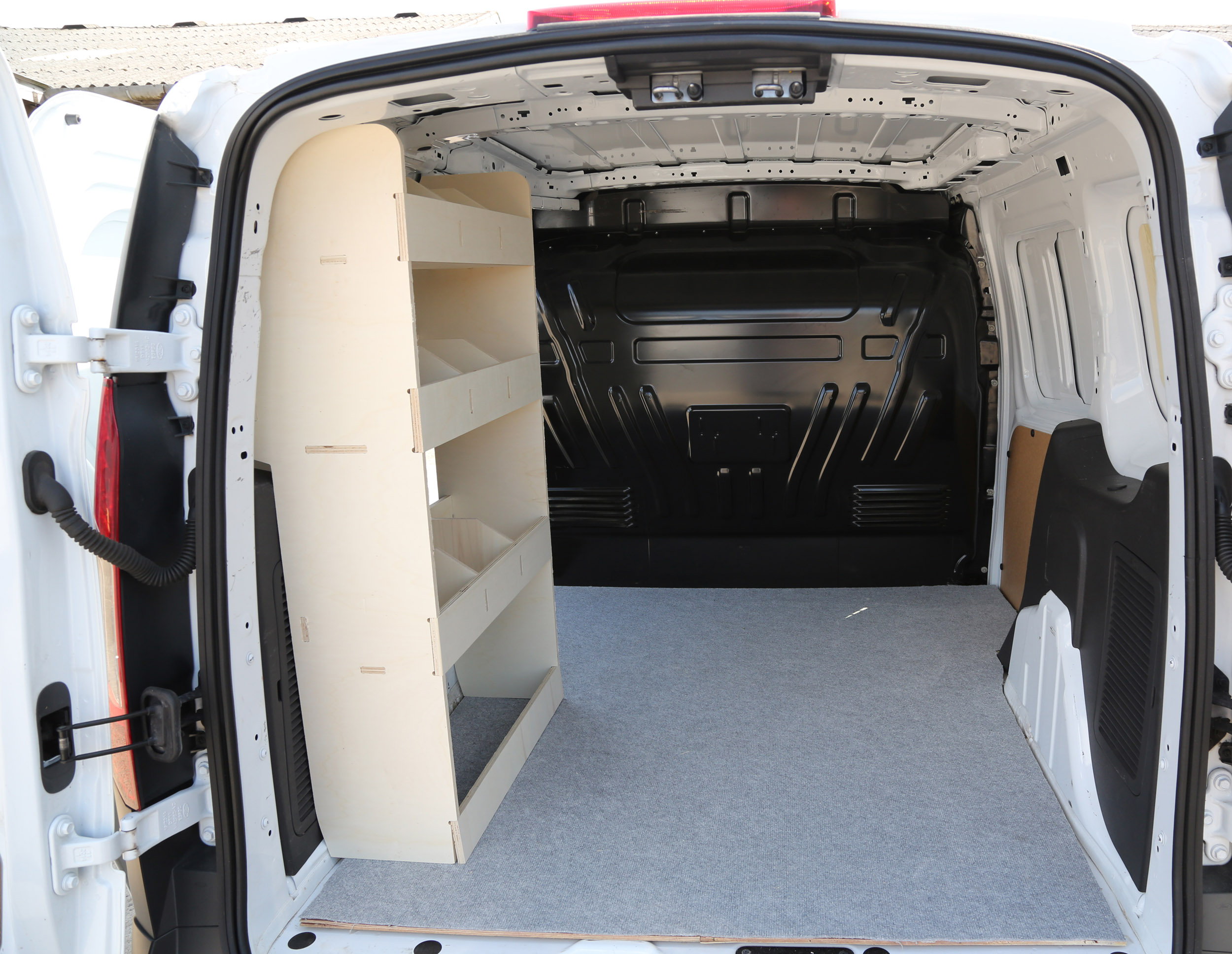 Ford Connect 2014+ SWB ply van racking. Free next day delivery.