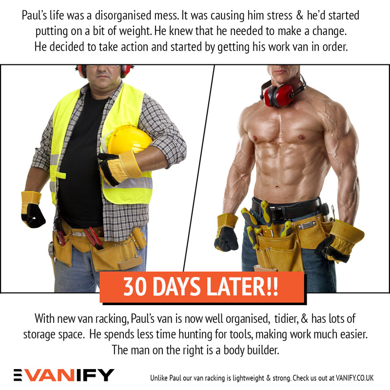 Van Racking Ideas for Plumbers Van Storage Ideas by Vanify.