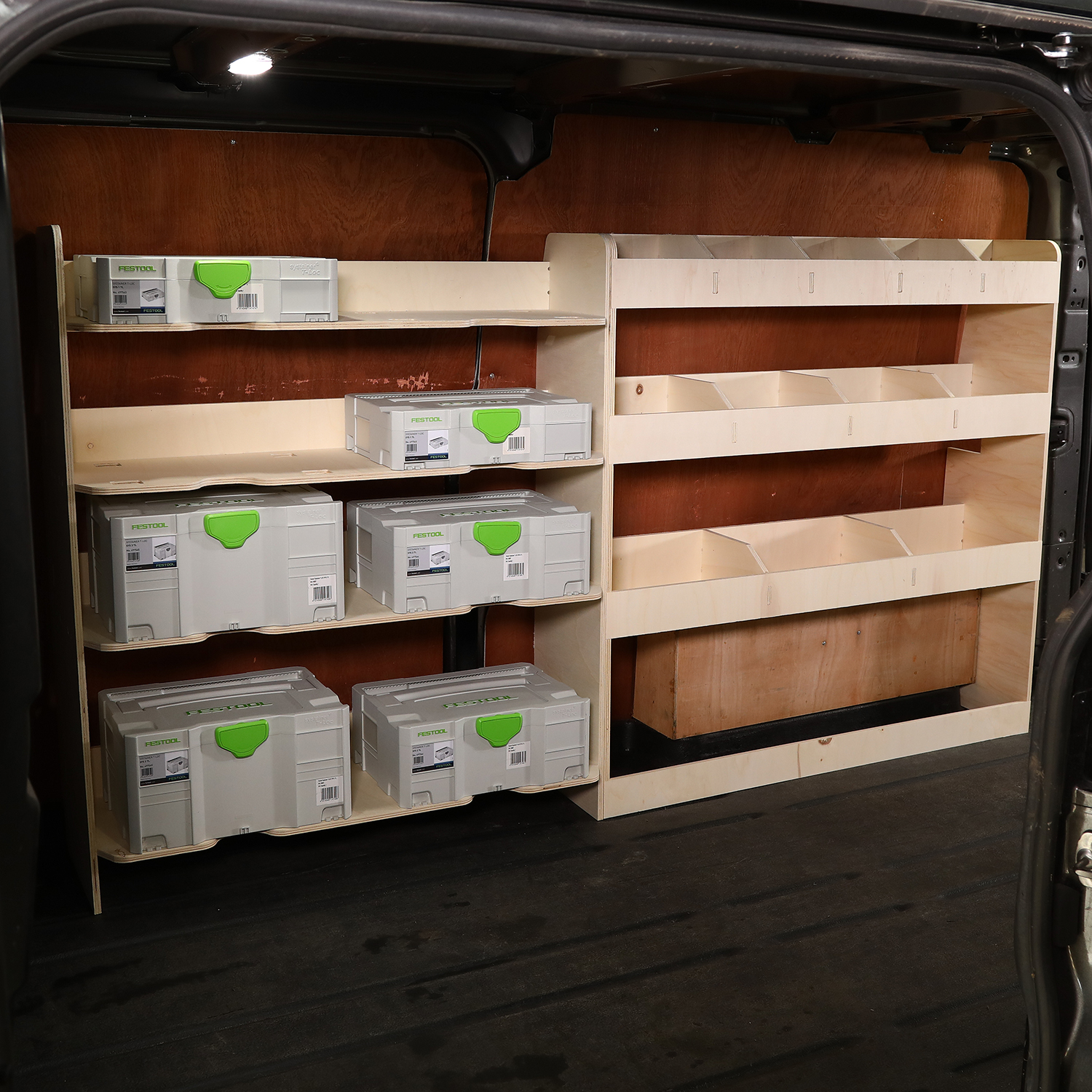 Ford Transit Custom L1 (SWB) 2012+ Festool & Rear Van Rack Vanify